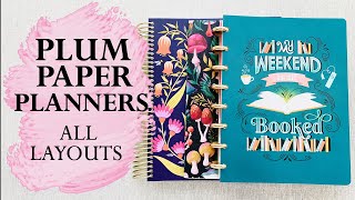 PLUM PAPER PLANNERS  ALL LAYOUTS  10 OFF [upl. by Cita]