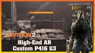 HighEnd  Custom P416 G3  Assault Rifle  Firing Range Test  THE DIVISION 2 [upl. by Nodnyl]