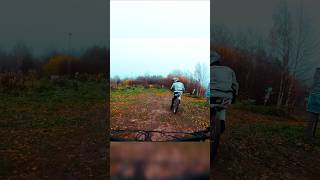 Local Park  Gap jumps 🔥 mtb jump downhill bikepark autumn shortvideo shorts youtubeshorts [upl. by Sandi920]