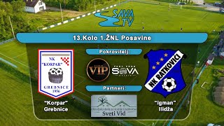 NK Korpar Grebnice  NK Ratkovići [upl. by Ardnoed]