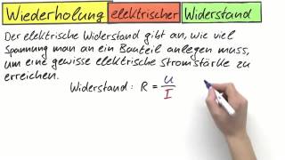 Temperaturabhängiger Widerstand  Physik  Elektrizität und Magnetismus [upl. by Nosreffej]