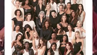 40 Vogue Icons Gathered in One Place for Edward Enninfuls Final Cover [upl. by Ttezzil132]