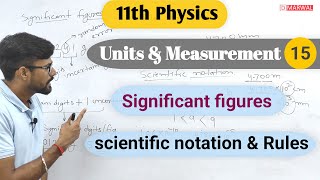 Significant digits or figures Rules to check significant digits Scientific notation 11th Physics [upl. by Keely345]