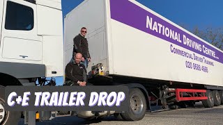 CE  Class 1  How to Couple and Uncouple a trailer [upl. by Rawden140]