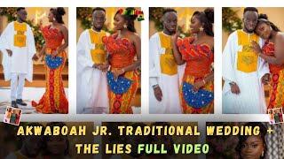 FULL VIDEO OF AKWABOAH JR TRADITIONAL MARRIAGE [upl. by Azirb]