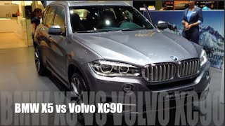 BMW X5 2015 vs Volvo XC90 2015 [upl. by Eicarg367]