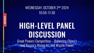 DAY 2 WSF2024 Great Powers Competition– Balancing China’s and Russia’s Rising Air and Missile Power [upl. by Adihaj517]