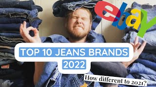 Top Ten Jeans Brands To Resell On eBay in 2022 [upl. by Mord]