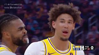 Jaxson Hayes with the EMPHATIC JAM ⚡️  LAL  GSW 22224 [upl. by Zack]