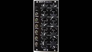 MFB Analog Bass Drum04 Eurorack Module [upl. by Gretchen699]