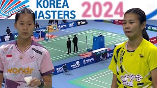 Putri Kusuma Wardani INA VS Chiu Pin Chian TPE  Semifinal Korea Masters 2024 [upl. by Petronille]