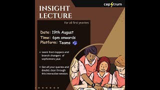 Insight Lecture 2023  Cepstrum IIT Guwahati [upl. by Noreht]