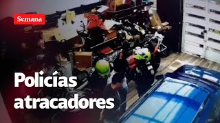 Así fue el atraco que lideraron dos policías de Bogotá La justicia les reclamó  Semana noticias [upl. by Naujuj]