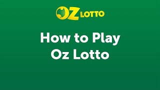 How to Play  Oz Lotto [upl. by Enaerb]