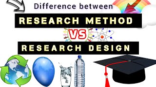 Research Method vs Research Design Differences researchmethodology research [upl. by Bruce]