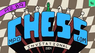 2024 Chesscom Invitational  MPO R2B9  Wysocki Barela Anttila Anderson  Jomez Disc Golf [upl. by Joshi]