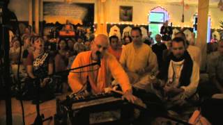 Kirtan Mela Nama Yajna with HHKadamba Kanana Swami 03092015 in Goloka DhamaGermany [upl. by Iak]