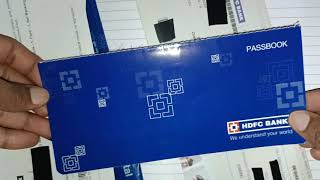 HDFC saving max account welcome kit unboxing  features amp benefits [upl. by Lena]