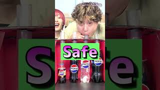 Pepsi with Mentos 😱🤯😲trending viral shorts shortsfeed viralshort trendingshorts games [upl. by Lewan]