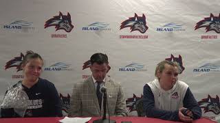 Stony Brook Womens Lacrosse Postgame Press Conference  Apr 9 2024 [upl. by Eugirne]