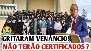 O reitor da UEM decide NÃO dar certificados os estudantes que GRITARAM o nome de Venâncio [upl. by Marino817]