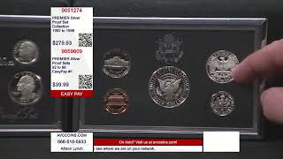 PREMIER Silver Proof Set Collection  1992 to 1998 [upl. by Esli]