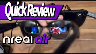 Xreal Air AR Glasses The unsponsored Review [upl. by Liartnod857]