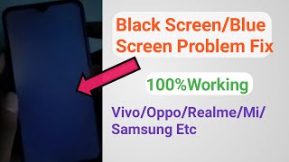 OppoRealme Mobile BlackBlue Display Problem Solve l How To Fix BlackBlue Screen Problem Android [upl. by Tamanaha674]