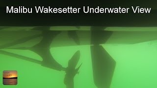 Malibu Wakesetter Dry Start and Underwater View [upl. by Yrebmik]