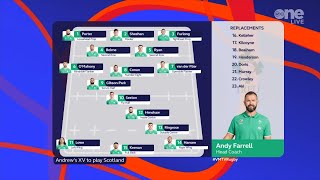 Andrew Trimble picks his Ireland team to face Scotland [upl. by Sesiom]