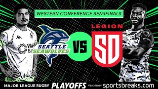 HIGHLIGHTS  Western Conference Semifinal  Seattle vs San Diego [upl. by Lorianne]