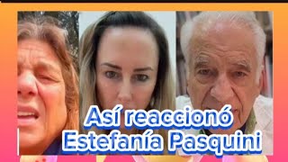 Estefanía Pasquini ¿Qué dijo tras ser acusada por Renée Cormillot [upl. by Eleynad]