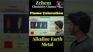 Flame coloration of Alkaline earth metals  Flame test colors  Flame color of s block elements [upl. by Manvell808]