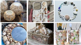 750  Seashell crafts  DIY crafts with seashells  sea shell art and craft  seashell craft ideas [upl. by Laeynad]