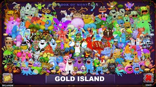 FAN MADE BASED ON YOUR REQUESTS BOOK OF MONSTERS  Gold Island  My Singing Monsters Gold Island [upl. by Torp]