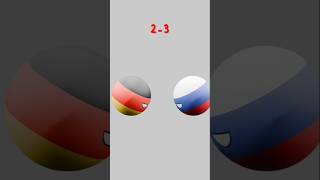 Russia vs Germany flag countryflag russia germany 3D [upl. by Aisac]