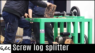 Screw log splitter [upl. by Otila263]