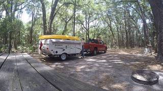 Rockwood Freedom 1640 LTD popup  Campsite Setup and Tour [upl. by Merdith]