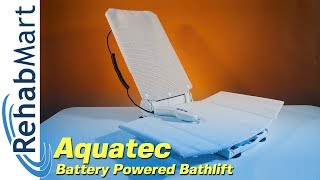 The Gold Standard in Bathlifts  Aquatec Battery Powered Bath Lift [upl. by Shipley481]