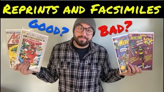 Reprint and Facsimile Comic Books GOOD or BAD for the Community [upl. by Florette]