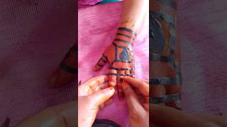 cello tape Mehndi designhow to apply Mehndi design using cello tape [upl. by Kilar263]