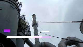 Robotic Wire Rope Flare Stack Inspection Service [upl. by Windham]