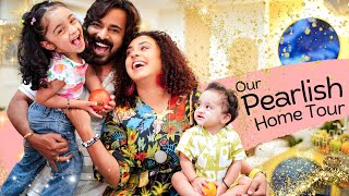 Our Pearlish Home Tour  Pearle Maaney  Srinish Aravind  Baby Nila amp Nitara [upl. by Emirak]