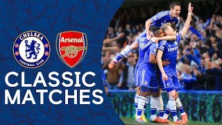 Chelsea 60 Arsenal  Record Win In Wengers 1000th Game  Premier League Classic Highlights [upl. by Anstice146]