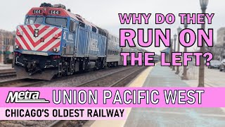 Why Do These Metra Trains Run on the Left [upl. by Jakob546]