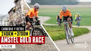 AMSTEL GOLD RACE 2018  240KM 3700M  TrípticoArdenas [upl. by Fotzsyzrk]