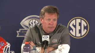 Coach McElwains Post SEC Championship News Conference [upl. by Alleuqram]