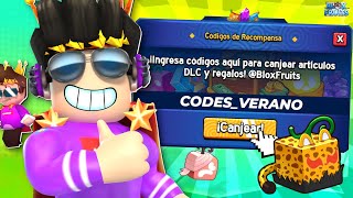 ⭐TODOS LOS CODES ACTIVOS de BLOX FRUITS ROBLOX JUNIO 2024 [upl. by Dianne839]