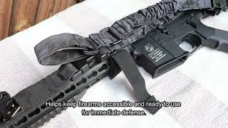 Sentry Strap for Staging Sling Retainer Ranger Bands for Rifles Deploys When Pulled [upl. by Sherrie]