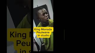 King Monada amp Peulwane in Studio❤️kingmonada kingmonadamusic [upl. by Torrin]